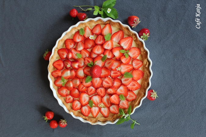 vanilleerdbeertarte